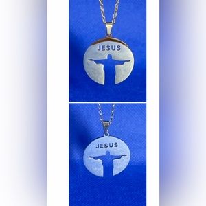 Stainless Steel Jesus Necklace